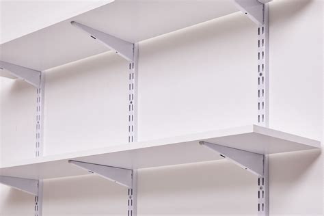 install melamime shelf with metal brackets|wall shelf brackets instructions.